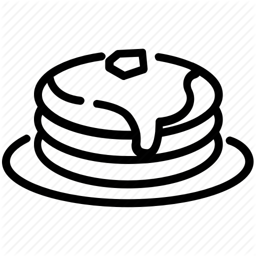 Breakfast, Cake, Dessert, Fast, Food, Pancake Icon