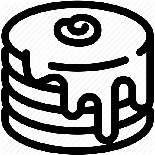 Butter, Food, Pancake Stack, Pancakes, Syrup Icon