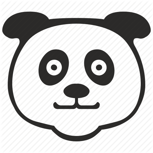 Animal, Bear, Face, Fat, Head, Panda Icon