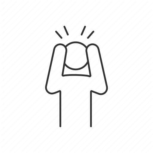 Anxiety, Fear, Nervous, Panic Attack, Person, Stress, Worried Icon