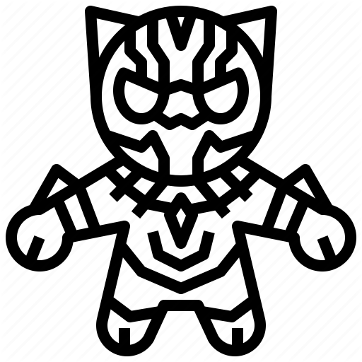 Avangers, Avatars, Black, Gartoon, Hero, Marvel, Panther Icon