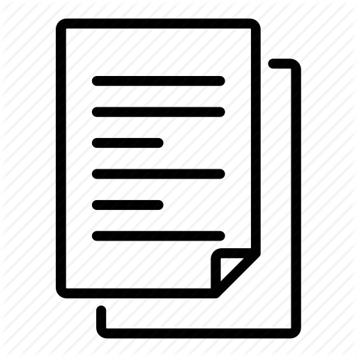 Contract, Document, Files, Invoice, Paperwork, Printed Paper Icon