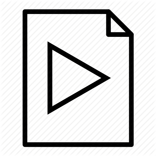 Document, File, Page, Paper, Play Button, Sheet, Sheets Icon
