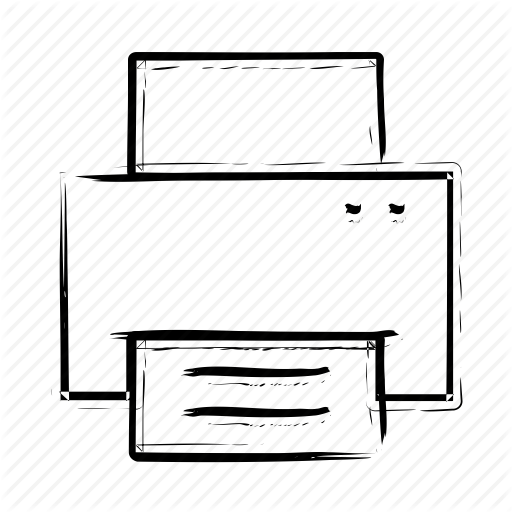 Button, Paper, Print, Printer, Printing Icon