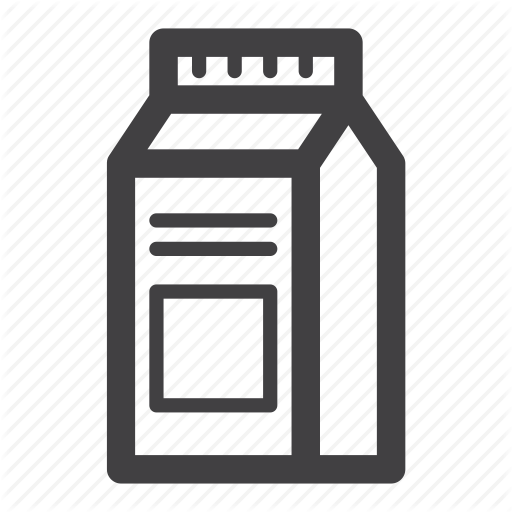 Carton, Milk, Pack, Package, Paper Icon
