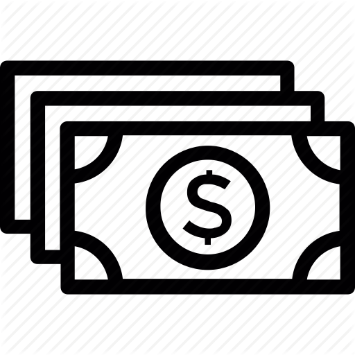 Currency Stack, Dollar Stack, Money, Money Stack, Paper Money Icon