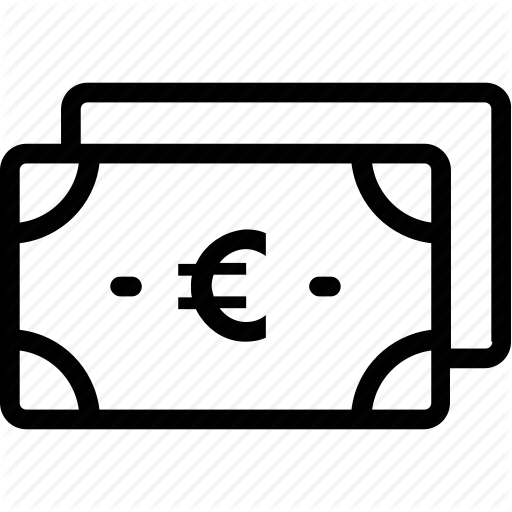 Banknote, Currency, Euro, Money, Paper Money Icon