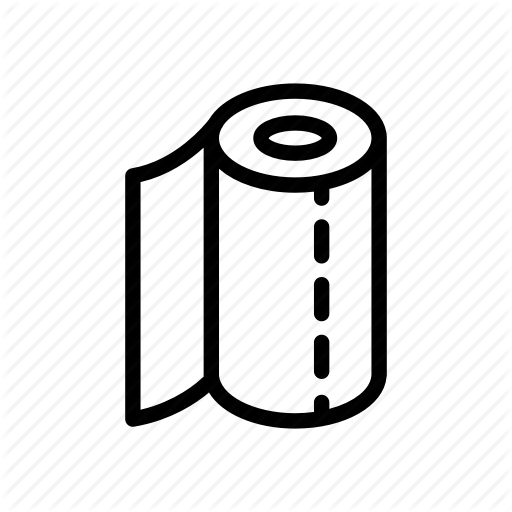 C Clean, Kitchen, Paper, Towel Icon