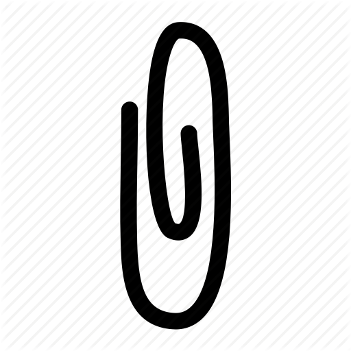 Attach, Attachment, Clip, Paper Clip, Paperclip Icon