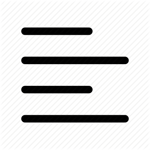 Align, Left, List, Notes, Paragraph Icon