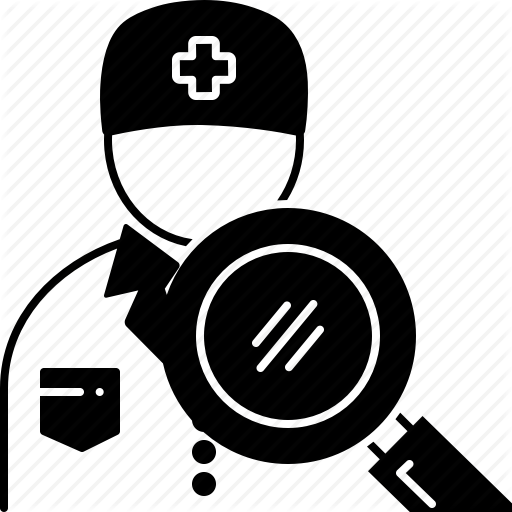 Doctor, Doctor Search, Magnifying, Paramedic, Professional Icon