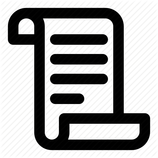 List, Manuscript, Paper, Parchment, Scroll Icon