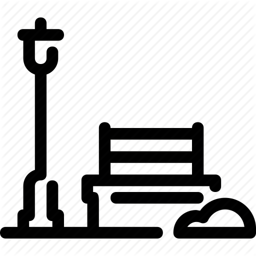 Bench, City, Park, Recreation Icon