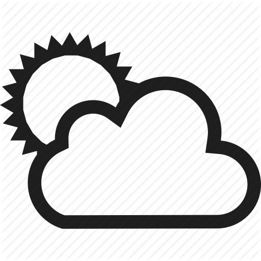 Cloudy, Partly Cloudy, Sun, Sunny, Weather Icon