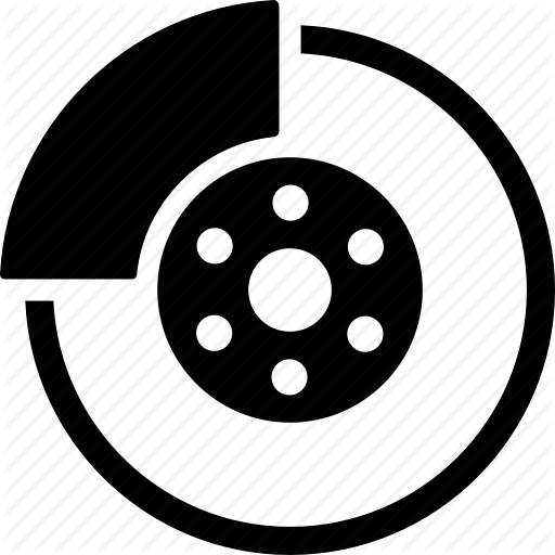 Auto, Brake, Brakes, Car, Mechanic, Parts, Wheel Icon