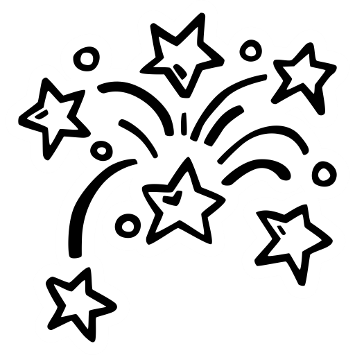 Drawing Firework Party Huge Freebie! Download For Powerpoint