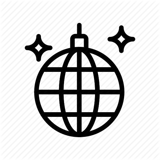 Ball, Decoration, Disco, Light, Party Icon