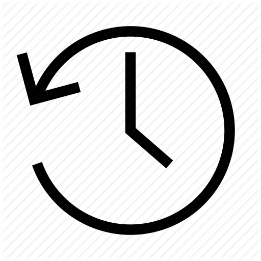 Back, Backwards, Clock, History, Past, Rewind, Time Icon