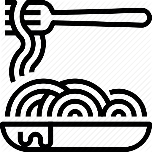 Food, Menu, Pasta, Restaurant, Sign, Spaghetti Icon