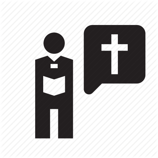 Man, Mass, Pastor, People, Priest, Religion, Speech Icon