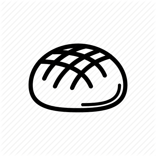 Bakery, Bun, Dessert, Food, Japanese, Melonpan, Pastry Icon