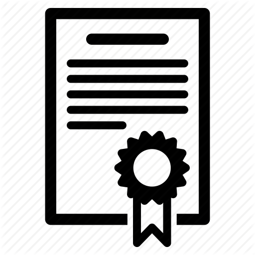 Certificate, Contract, Deal, Diploma, Official, Paper, Patent Icon
