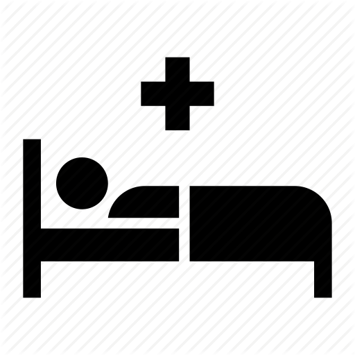 Bed, Clinic, Doctor, Healthcare, Hospital, Medicine, Patient Icon