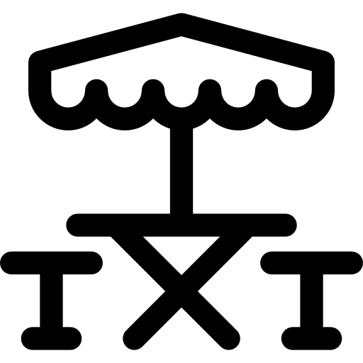 Outdoor Flat Black Icon