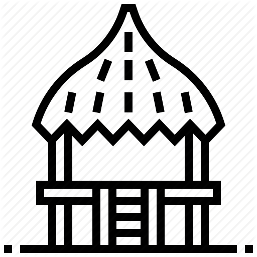 Building, Cottage, Hawaii, Home, House, Hut, Pavilion Icon
