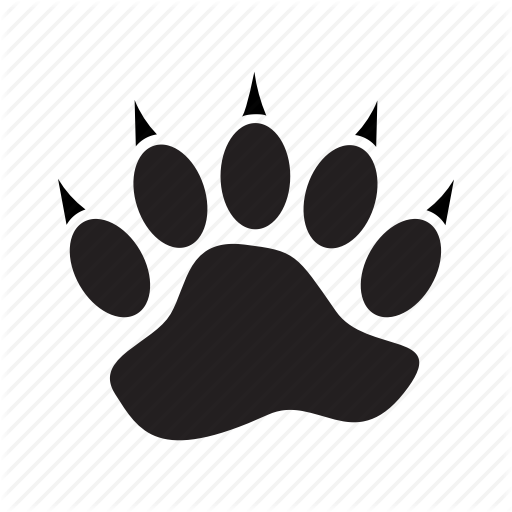 Animal, Bear, Footprint, Icons, Pawprint Icon