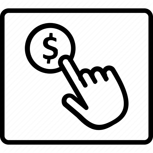 Finger Touch, Hand, Online Payment, Pay Per Click, Ppc Icon