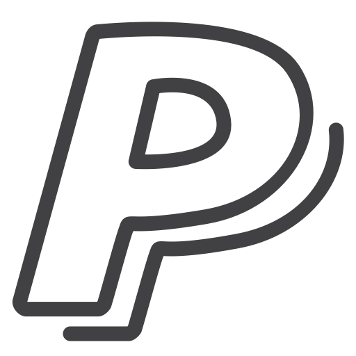 Paypal Black And White Logo Png Images