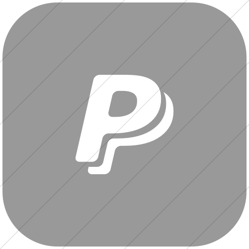 Flat Rounded Square White On Light Gray Foundation