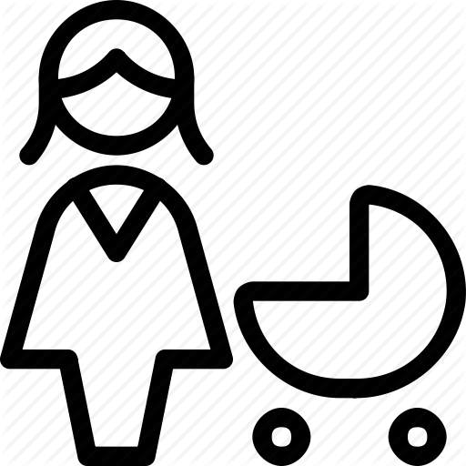 Baby, Child, Children, Family, Infant, Kid, Stroller, Trolley Icon