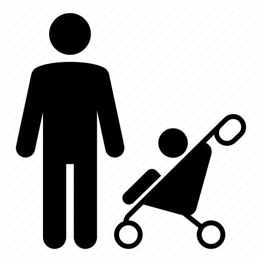 Baby, Dad, Family, Kid Icon