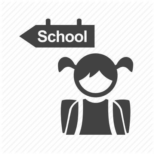Children, Going, Group, Kid, Kids, School, Walking Icon
