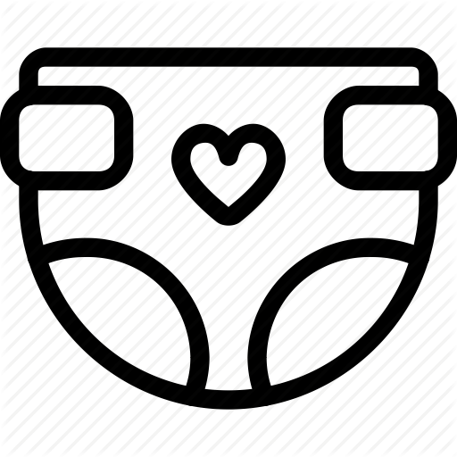 Baby, Care, Child, Children, Diaper, Family, Heart, Kid Icon