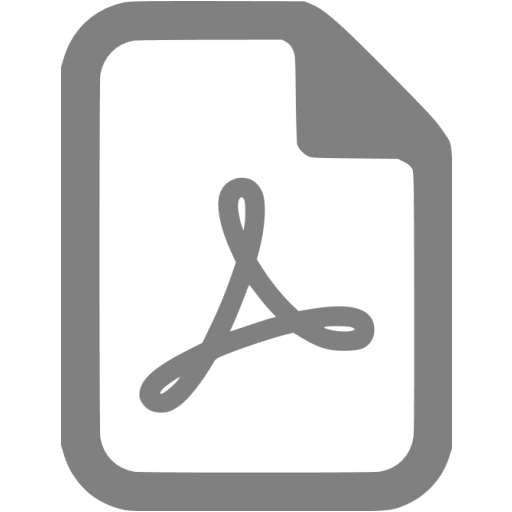 Gray Pdf Icon