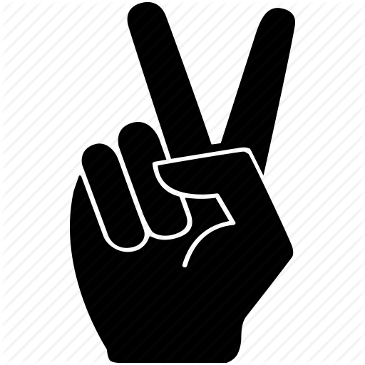 Fingers, Gesture, Hand, Peace, Success, Victory, Victory Hand Icon