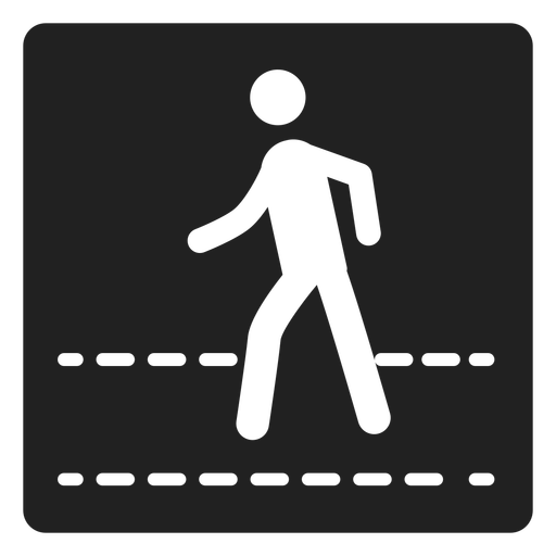 Pedestrian Square Icon