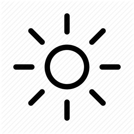 Brightness, Bulb, Display, Hot, Light, Sun Icon