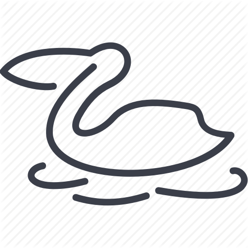 Bird, Contour, Pelican, Silhouette, To Fly, Wing Icon