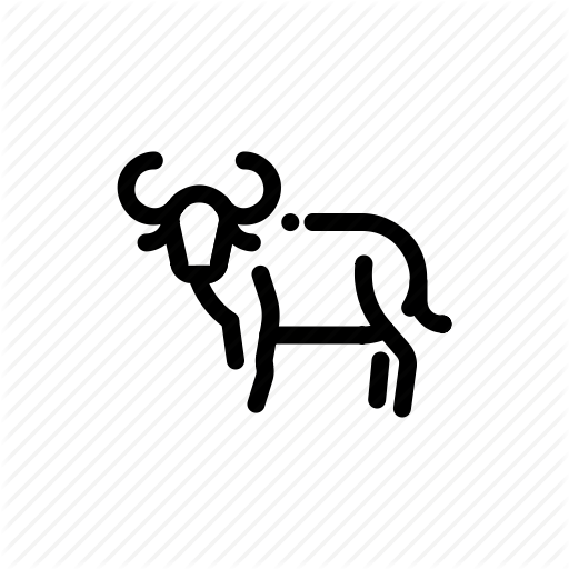 Animal, Bull, Cow Icon