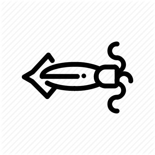 Cuttlefish, Fish, Octopus, Squid Icon