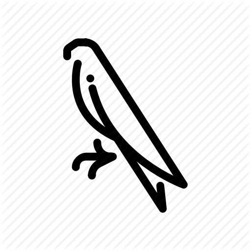 Animal, Bird, Falcon, Hawk Icon