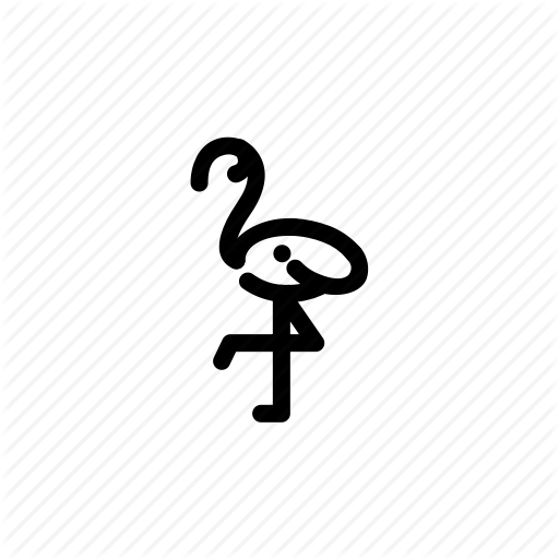 Animal, Bird, Flamingo, Nature, Wild Icon