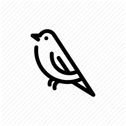 Animal, Bird, Nightingale Icon