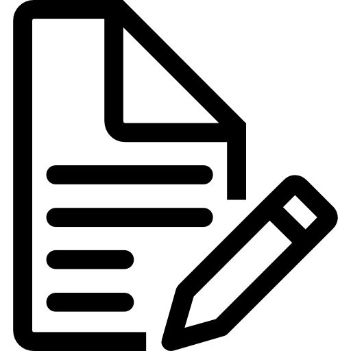 Pencil And Paper Icons Free Download