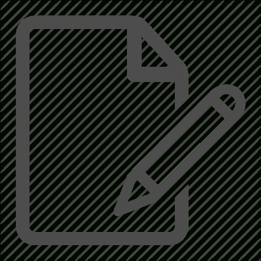 Contract, Document, Edit, Page, Paper, Pen, Pencil Icon Icon
