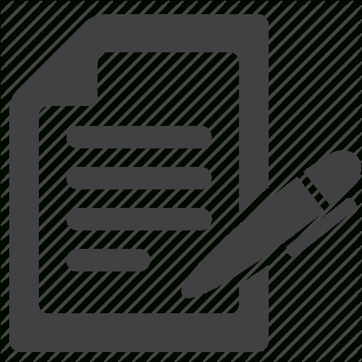 Doc, Document, List, Note, Paper, Pen, Pencil Icon Icon Search